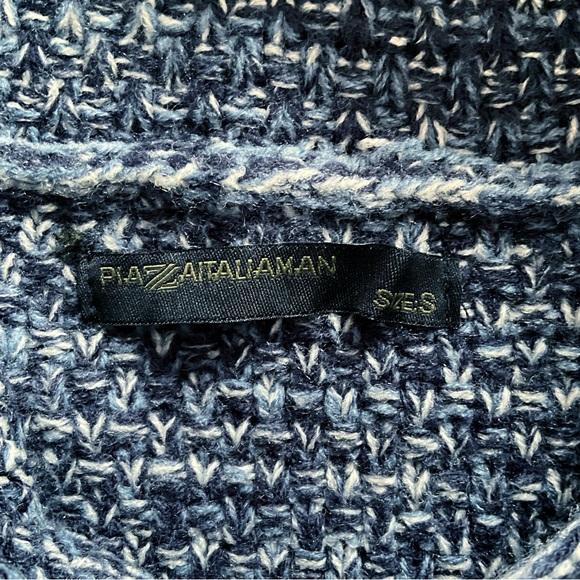 Piazza Italia Man Ombre Pullover Cowlneck Sweater Long Sleeves - Picture 4 of 9